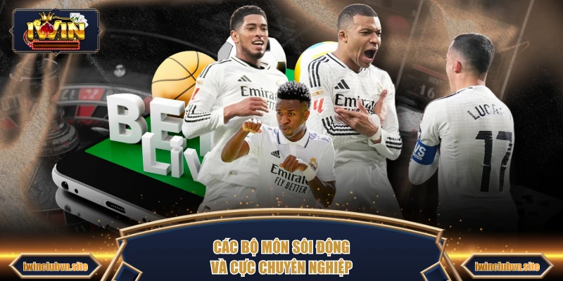 Các bộ môn sôi động và cực chuyên nghiệp